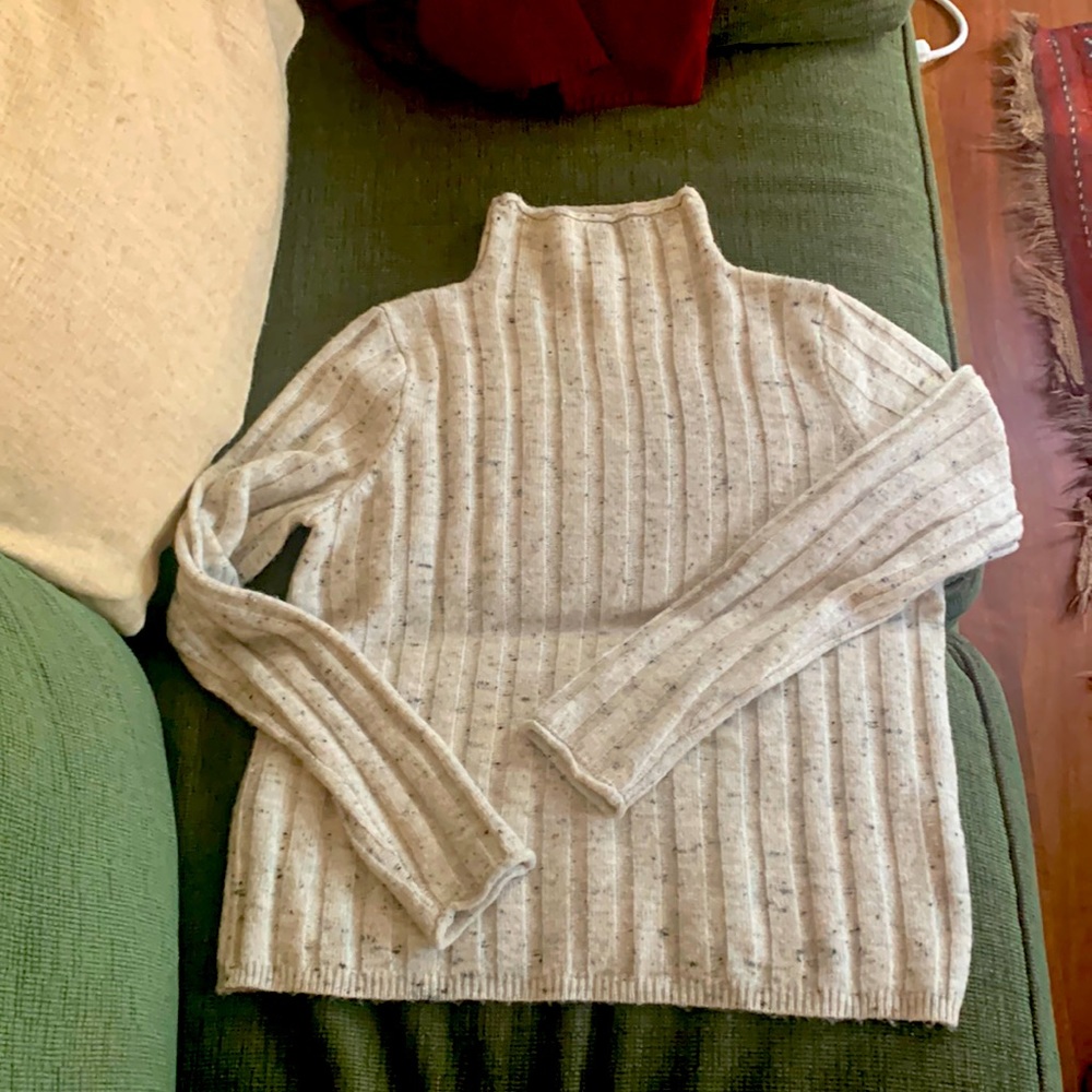 Madewell wool/poly blend mock turtle sweater